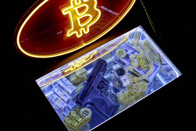 Bitcoin treasure box by Phantom Art