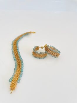 Aqua Armband by Wilhelmina Huysman
