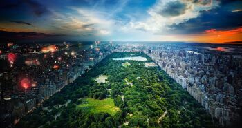 The Four Seasons of Central Park, NYC, Summer 2024 - Day to Night by Stephen Wilkes