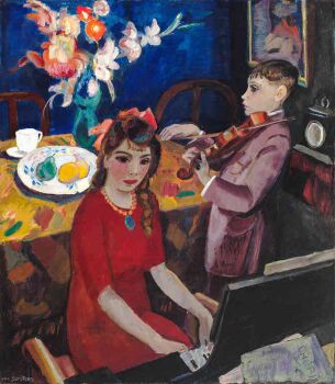 MUSICERENDE KINDEREN by Jan Sluijters