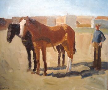 Paarden by Kees Maks
