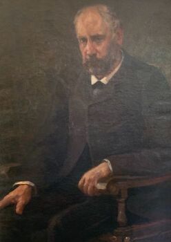 De schrijver, boekhandelaar en uitgever H.P. Abrahams (1825-1909) by Marinus van der Maarel