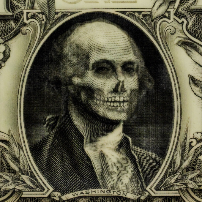 In god we trust no one by James Chiew