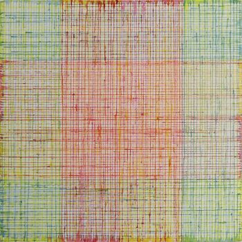Aquarel 2012 A17-4 (van een vierluik) by Eric de Nie