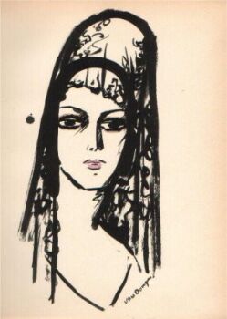 Spanish woman by Kees van Dongen