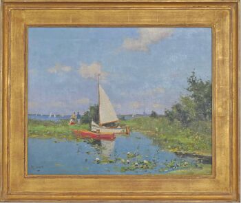  Bij de Nieuwkoopse plassen by Arie Zwart