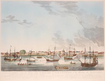 Paramaribo aan de Rivier van Suriname by Pierre Beranger