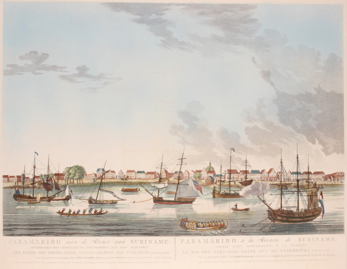 Paramaribo aan de Rivier van Suriname by Pierre Beranger
