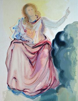 Divini commedia paradiso 04 by Salvador Dali