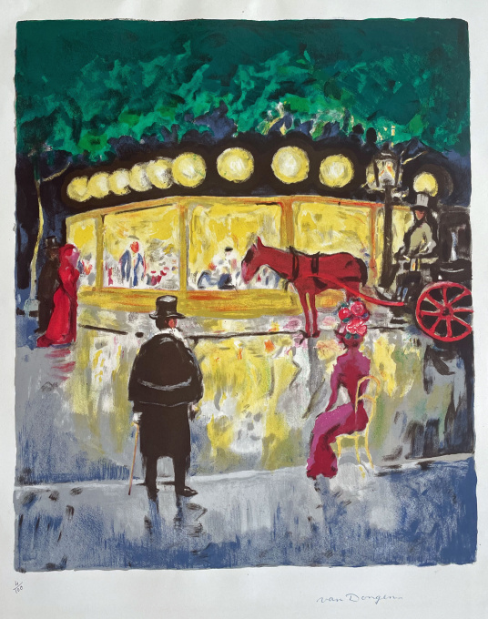 Le Carrousel au Bois de Boulogne by Kees van Dongen