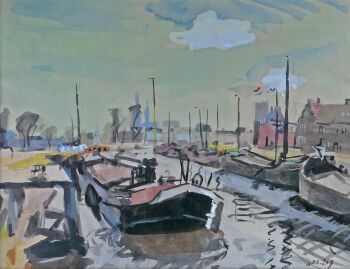Damsterdiep by Jan van der Zee