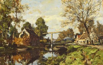 GEZICHT OP KORTENHOEF by Egbert Rubertus Derk Schaap