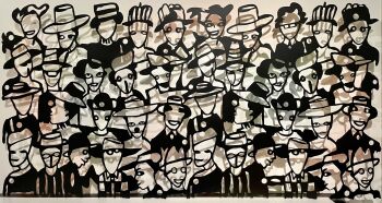 Spectators mirror by Toyin Loye