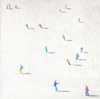 Shadows on White small I by Eline de Jonge