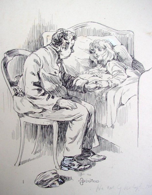 Boekillustratie uit 'Klein maar dapper' by Jan Sluijters