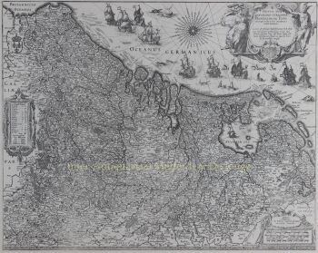 Seventeen Provinces by Willem Janszoon Blaeu