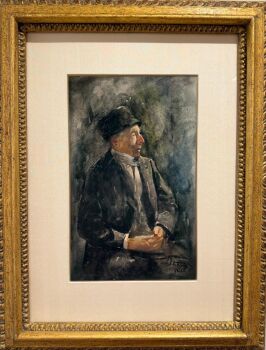 Portret van een man met hoed by Jan Toorop