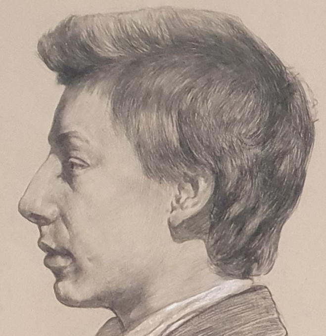 Portrait En profil by Louis Soonius