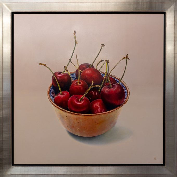 Kom met kersen by Kees Blom