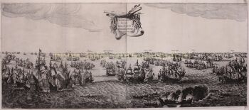 Battle of the Downs (1638) by Abraham de Verwer