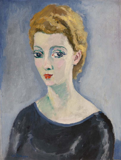 La blonde au corsage noir by Kees van Dongen