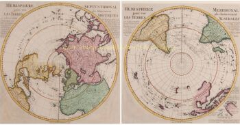 Northern and Southern Hemisphere by Guillaume Isle