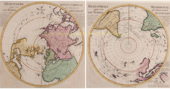 Northern and Southern Hemisphere by Guillaume Isle