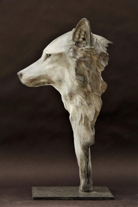 Wolf (life size) by Gill Parker