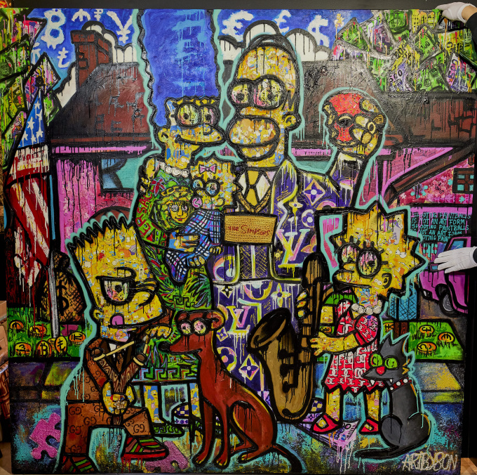 Simpsons II by Art by Son