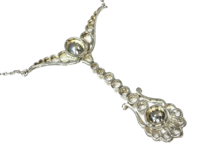 Belle Epoque diamond pendant by Dutch supplier to the court by Onbekende Kunstenaar