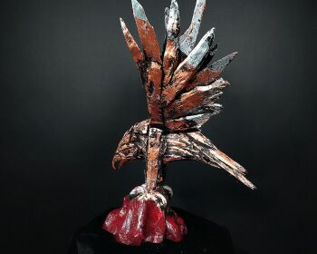 Abstract Eagle by Theo Mackaay