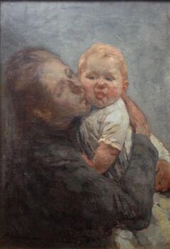Moederliefde by Hendrik J. Haverman