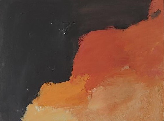 ‘Mountain with constellation’ by Eugène Brands