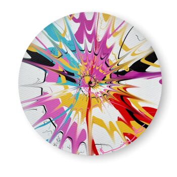 H12 - 4 - 217 Beautiful, Most Indivisible, Too Perfunctory, Full, Correct And Dignified Revolution Painting by Damien Hirst
