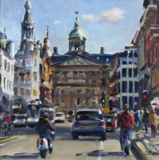 Paleis op de Dam by Louis Visser