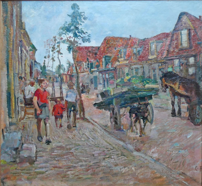 Italiaanse Zeedijk te Hoorn by Carl Fahringer