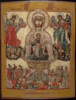 Jaroslav icon Mother of God of Life spending well by Unbekannter Künstler