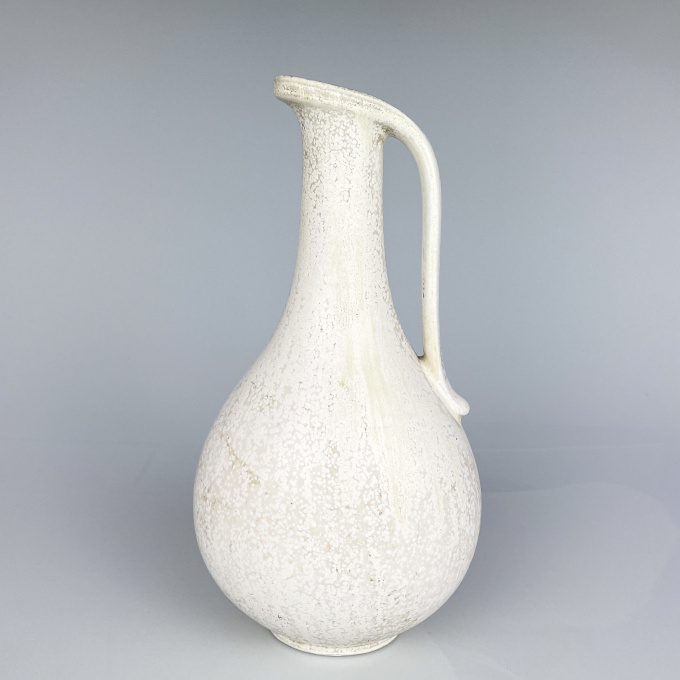 Gunnar Nylund – A glazed stoneware vase / pitcher – Rörstrand Sweden, ca. 1955 by Gunnar Nylund