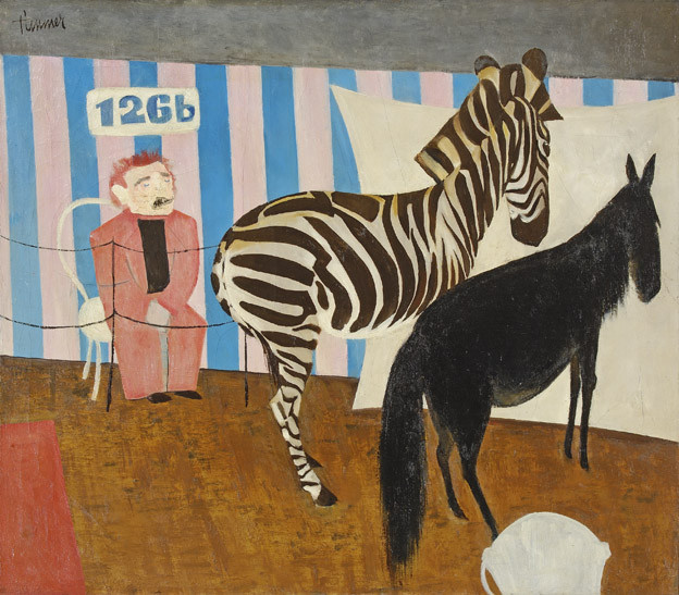 Circustent met Zebra by Kees Timmer