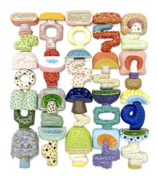 GROWTH – The Ceramic Totem of Self – Formation by Kyoko Suzuki