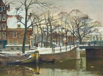 AMSTELVELD, AMSTERDAM by Willem Alexander Knip