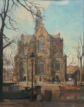 Westerkerk Amsterdam by Cornelis Vreedenburgh