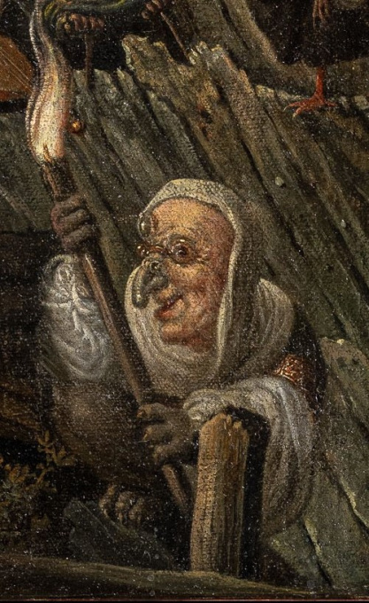 17th C representation of the Roof of Folly: An Allegory of the Fall, German School. by Unbekannter Künstler