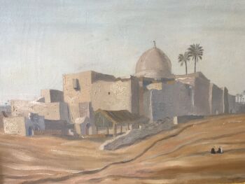 Gezicht op de stad Sousse, Tunesië by Ferdinand Erfmann