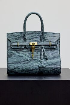 Green Marble Bag II by Phantom Art