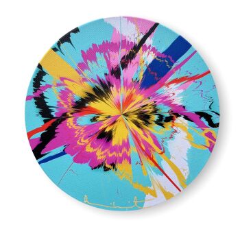 H12 - 4 - 799 Beautiful, The Greatest Possible, Simple Yet Clear, Great And Final Supernova Painting a by Damien Hirst