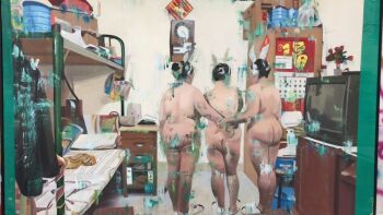 Coloured Theatre-An indoor carnival-no2 by Zhang Zhaoying