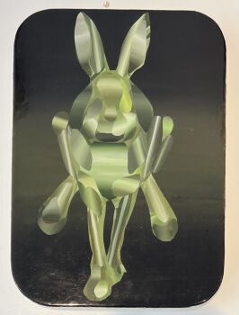 Green Hare by Marjolein van Haasteren