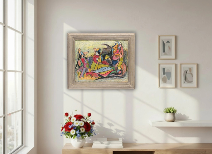 Surrealistische compositie by Klaas Boonstra