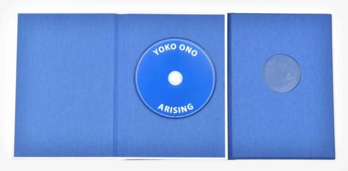 YOKO ONO: "ARISING" SIGNED BOOK PLUS SMALL ARTWORK by Yoko Ono